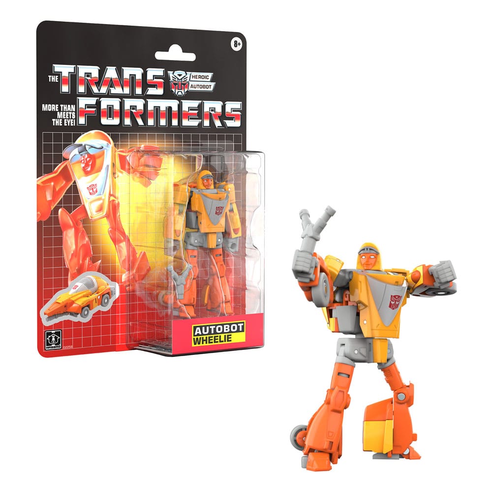 Transformers Retro G1 Action Figure Autobot Wheelie 11 cm