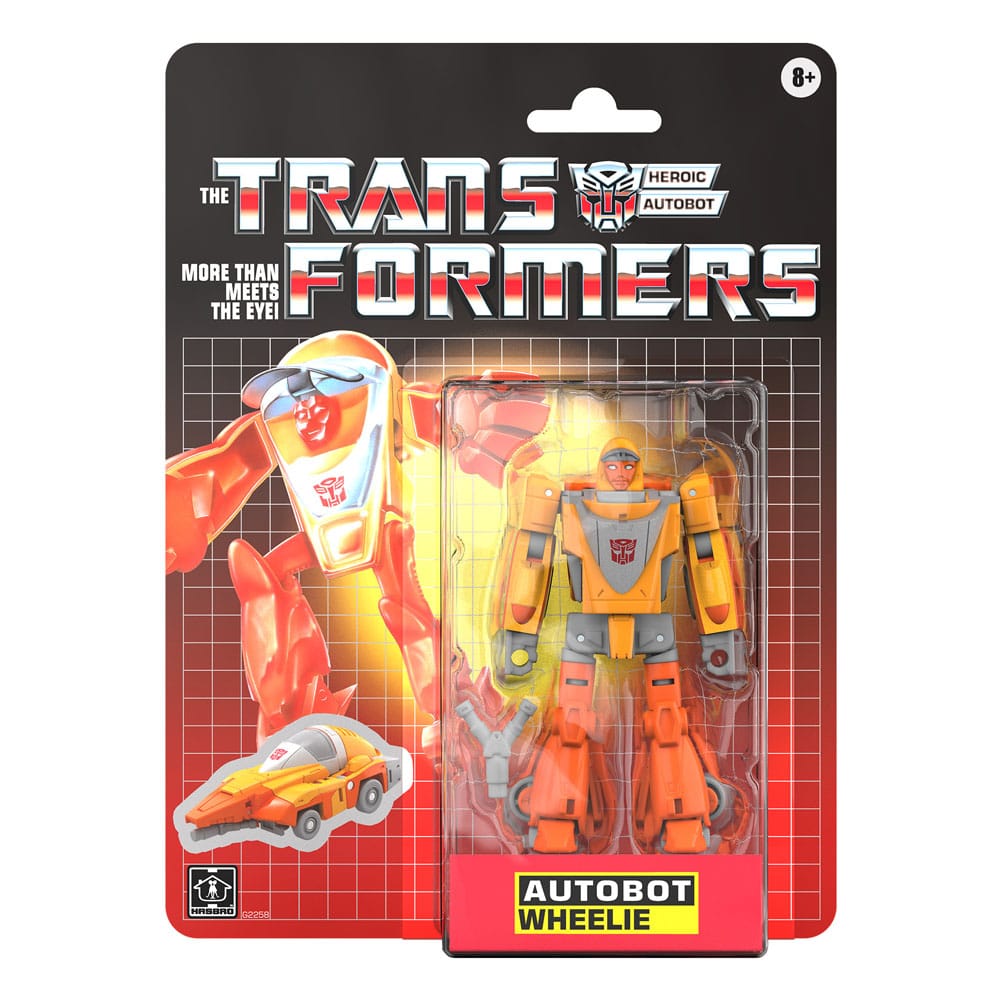 Transformers Retro G1 Action Figure Autobot Wheelie 11 cm