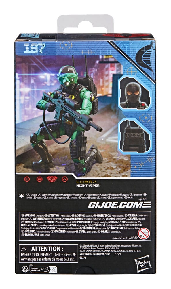 G.I. Joe Classified Series Action Figure Night-Viper 15 cm Hasbro