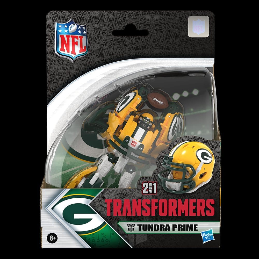 Transformers x NFL Action Figure Green Bay Packers: Tundra Prime 14 cm - Hasbro