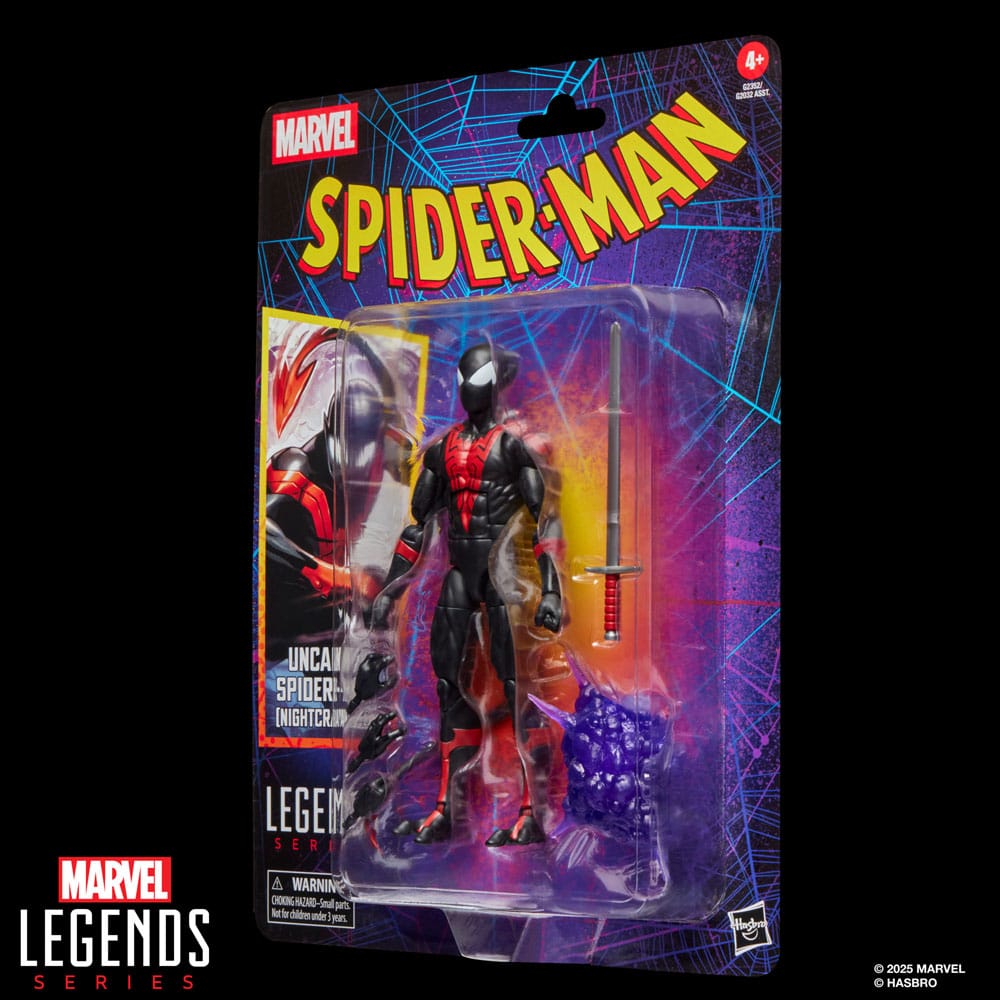 Spider-Man Marvel Legends Retro Action Figure Uncanny Spider-Man (Nightcrawler) 15 cm Hasbro