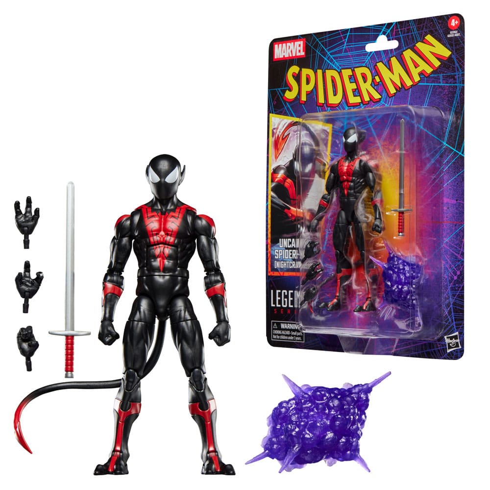 Spider-Man Marvel Legends Retro Action Figure Uncanny Spider-Man (Nightcrawler) 15 cm Hasbro