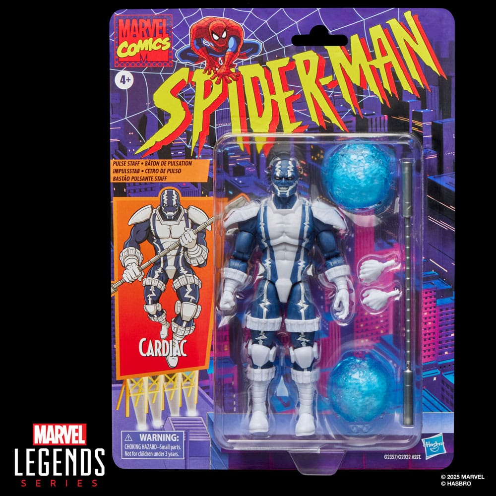 Spider-Man Marvel Legends Retro Action Figure Cardiac 15 cm Hasbro