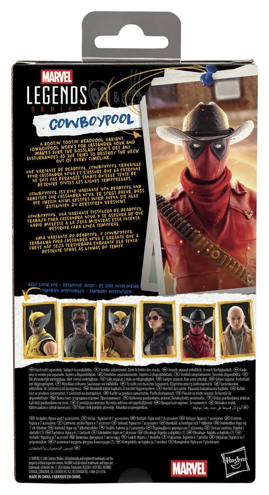 Deadpool & Wolverine Marvel Legends Cowboypool Action Figure 15 cm - Hasbro