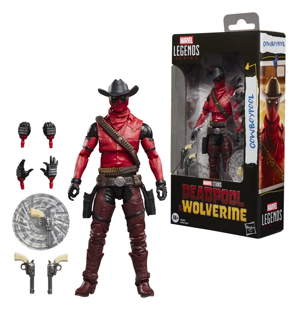 Deadpool & Wolverine Marvel Legends Cowboypool Action Figure 15 cm - Hasbro