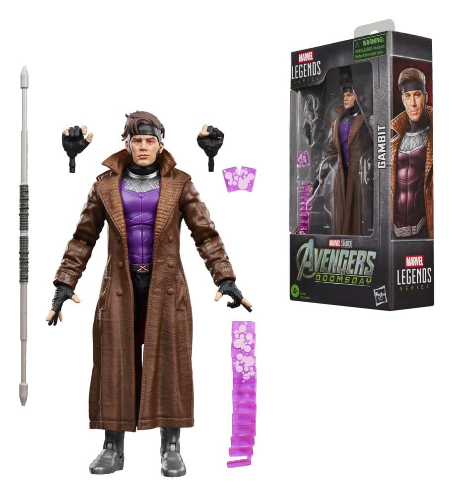 Action Figure Marvel Legends Gambit - Avengers: Doomsday, 15 cm, Hasbro