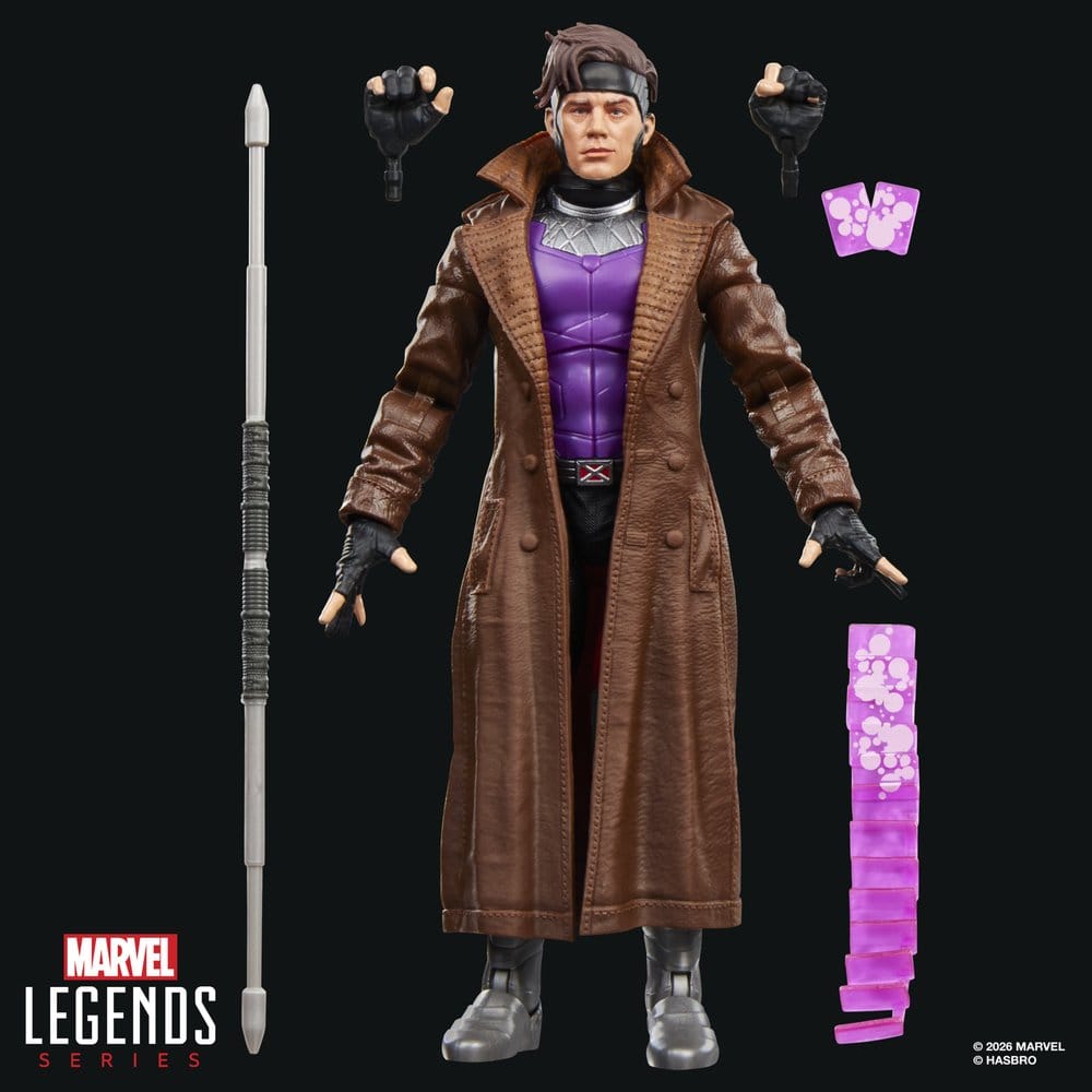Action Figure Marvel Legends Gambit - Avengers: Doomsday, 15 cm, Hasbro