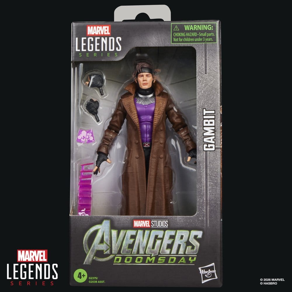 Action Figure Marvel Legends Gambit - Avengers: Doomsday, 15 cm, Hasbro