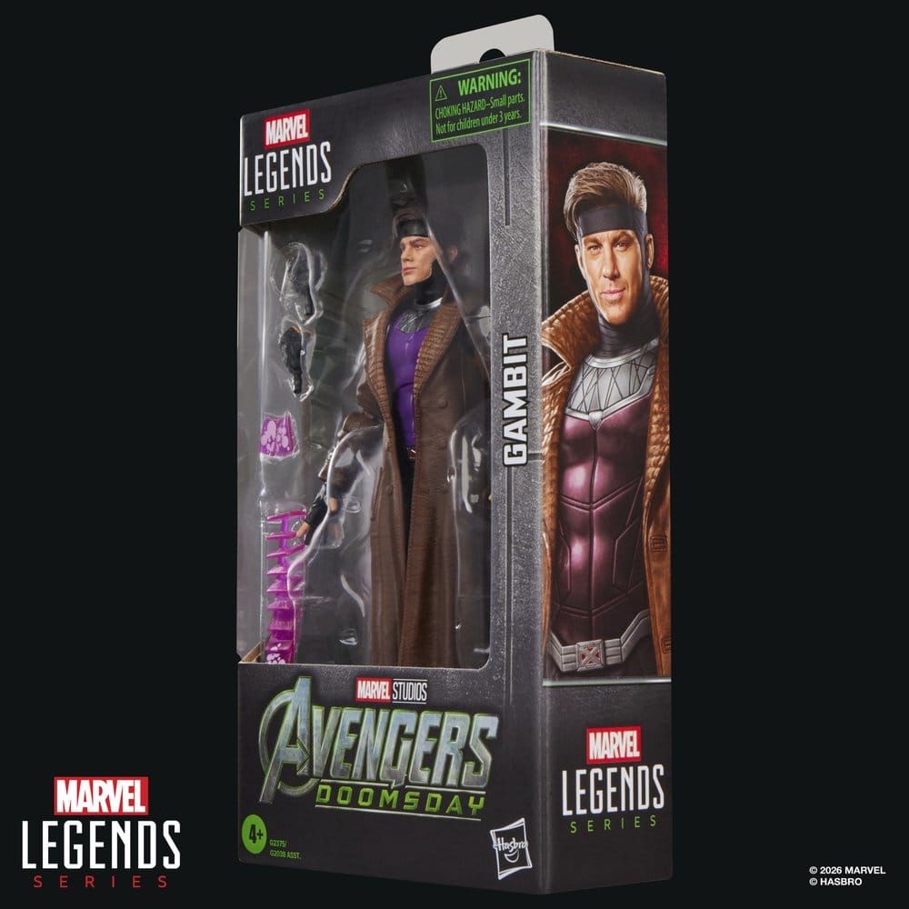 Action Figure Marvel Legends Gambit - Avengers: Doomsday, 15 cm, Hasbro