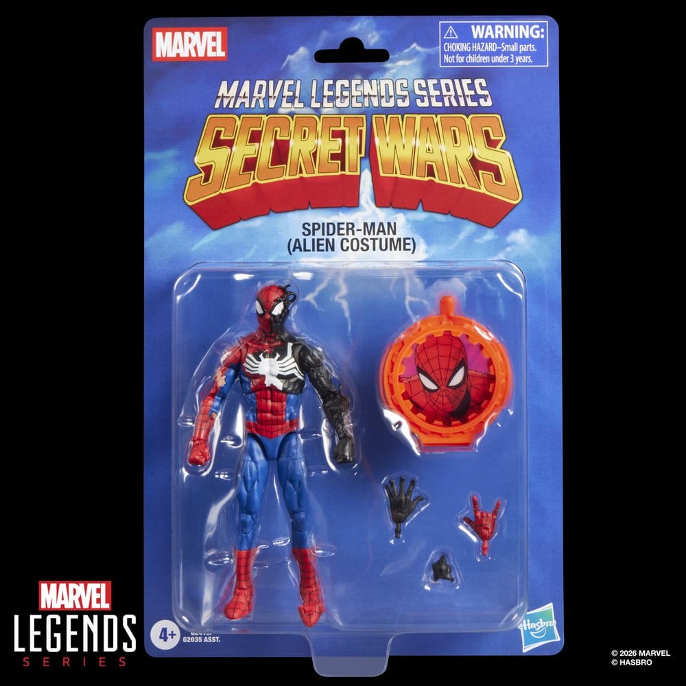 Action Figure Spider-Man (Alien Costume) Marvel Legends 15 cm Hasbro