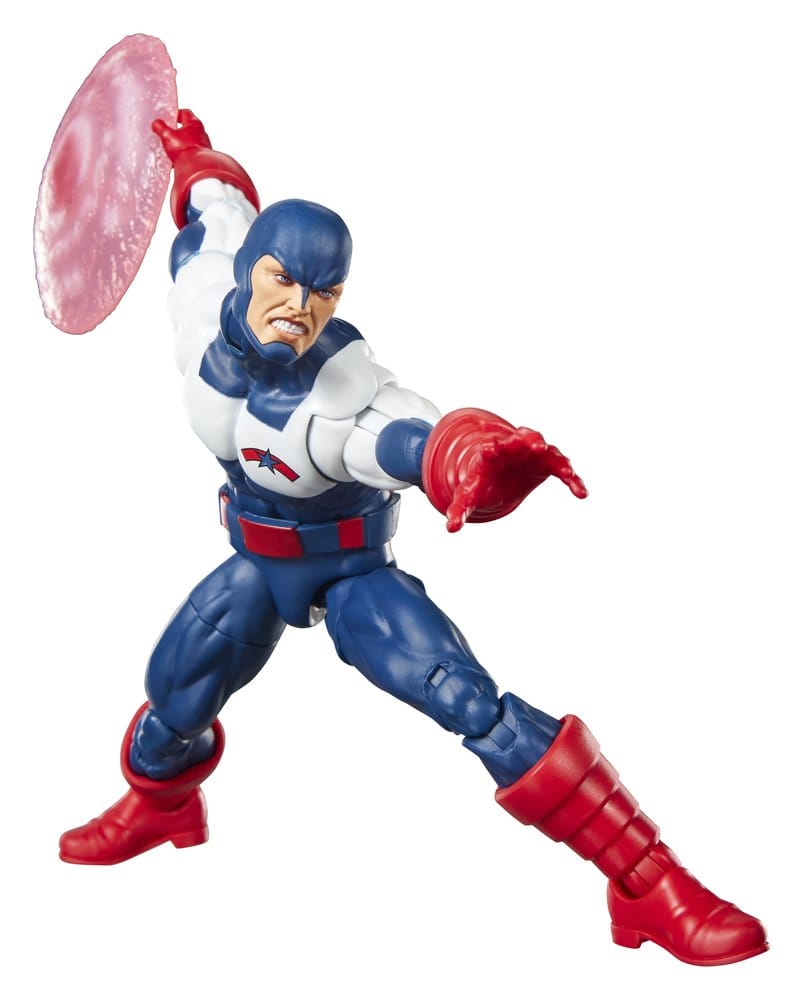 Action Figure Marvel Legends U.S. Agent (Force Works) con pezzi Build-A-Figure, Hasbro, 15 cm