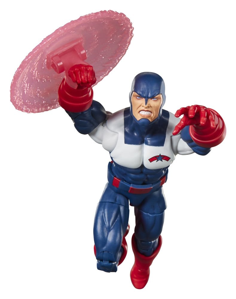 Action Figure Marvel Legends U.S. Agent (Force Works) con pezzi Build-A-Figure, Hasbro, 15 cm
