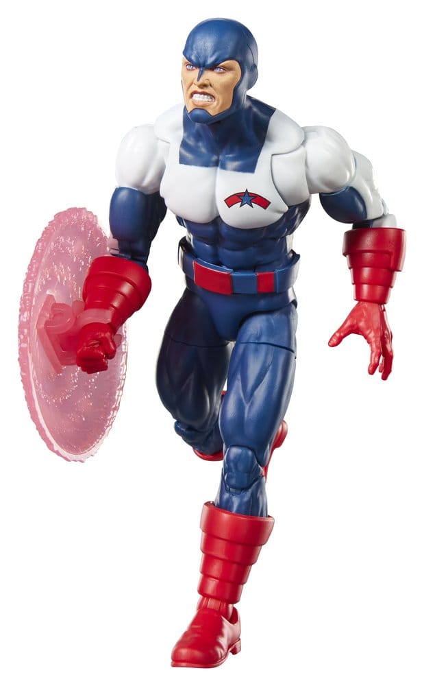 Action Figure Marvel Legends U.S. Agent (Force Works) con pezzi Build-A-Figure, Hasbro, 15 cm