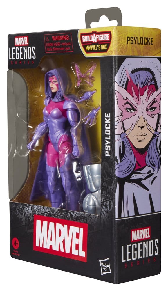 Marvel Legends Action Figure Psylocke 15 cm con pezzo Build-A-Figure