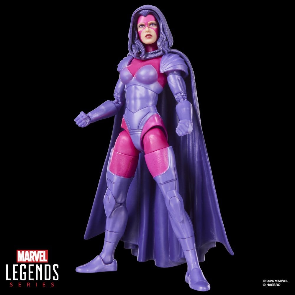Marvel Legends Action Figure Psylocke 15 cm con pezzo Build-A-Figure