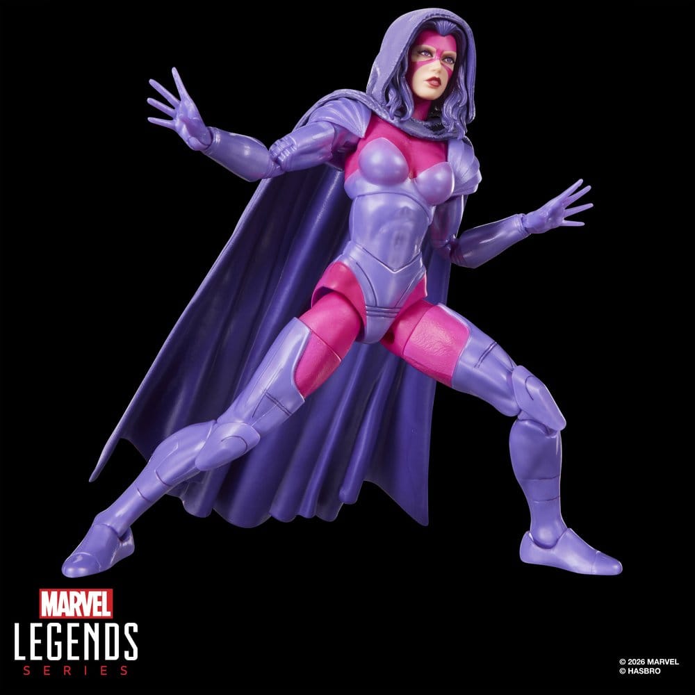 Marvel Legends Action Figure Psylocke 15 cm con pezzo Build-A-Figure