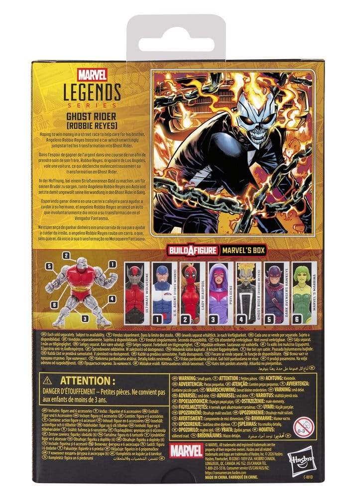 Action Figure Ghost Rider (Robbie Reyes) Marvel Legends 15 cm Hasbro