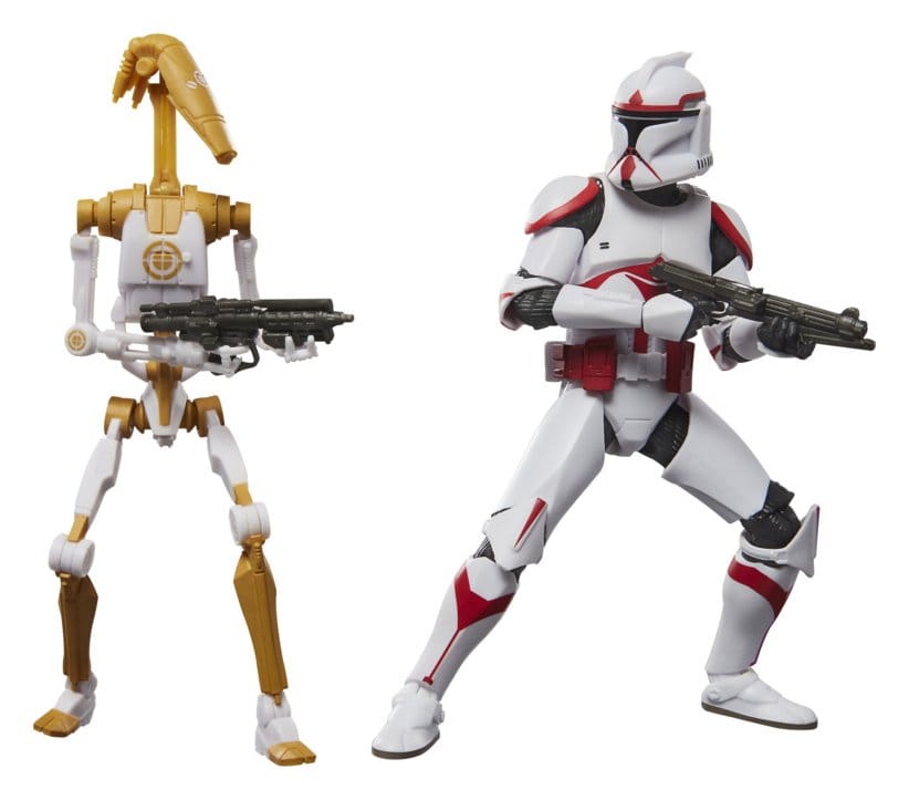 Star Wars: Battlefront II The Black Series Action Figure 2-Pack Phase I Assault Trooper e Battle Droid Officer 15 cm Hasbro