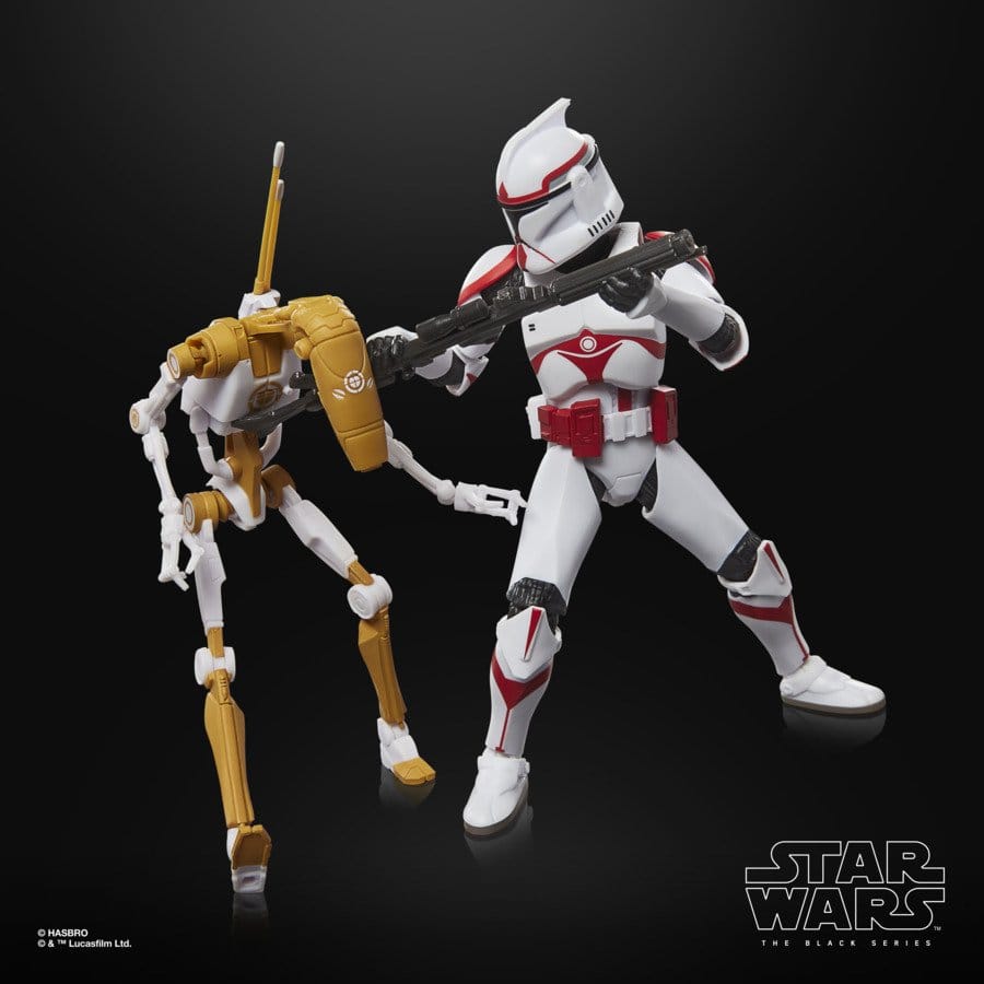 Star Wars: Battlefront II The Black Series Action Figure 2-Pack Phase I Assault Trooper e Battle Droid Officer 15 cm Hasbro