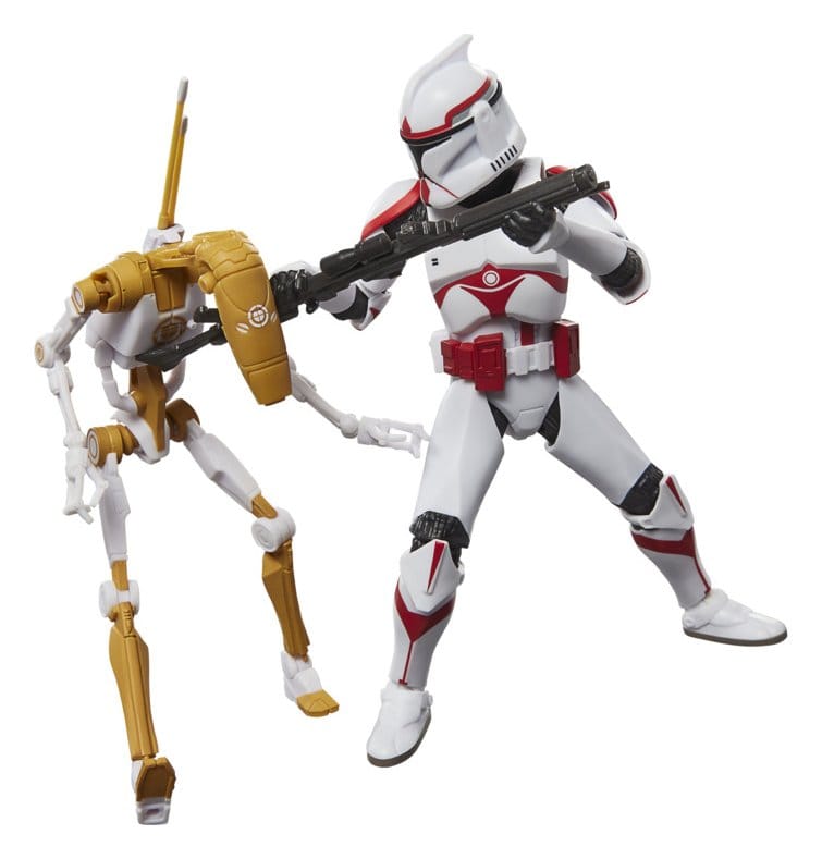 Star Wars: Battlefront II The Black Series Action Figure 2-Pack Phase I Assault Trooper e Battle Droid Officer 15 cm Hasbro