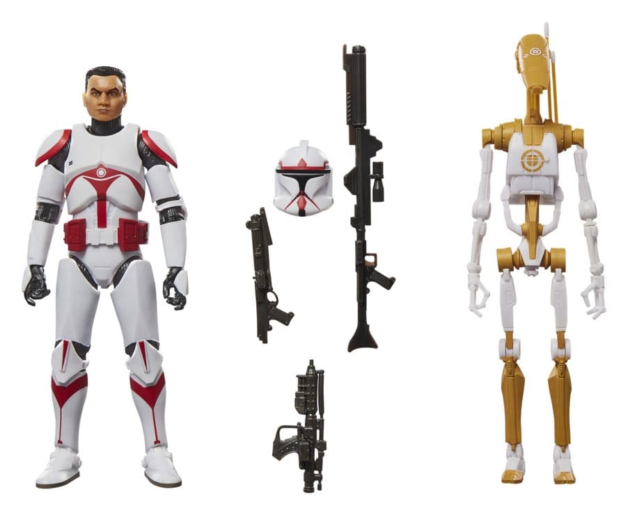 Star Wars: Battlefront II The Black Series Action Figure 2-Pack Phase I Assault Trooper e Battle Droid Officer 15 cm Hasbro
