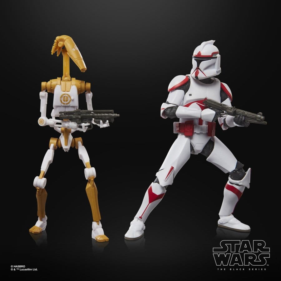 Star Wars: Battlefront II The Black Series Action Figure 2-Pack Phase I Assault Trooper e Battle Droid Officer 15 cm Hasbro