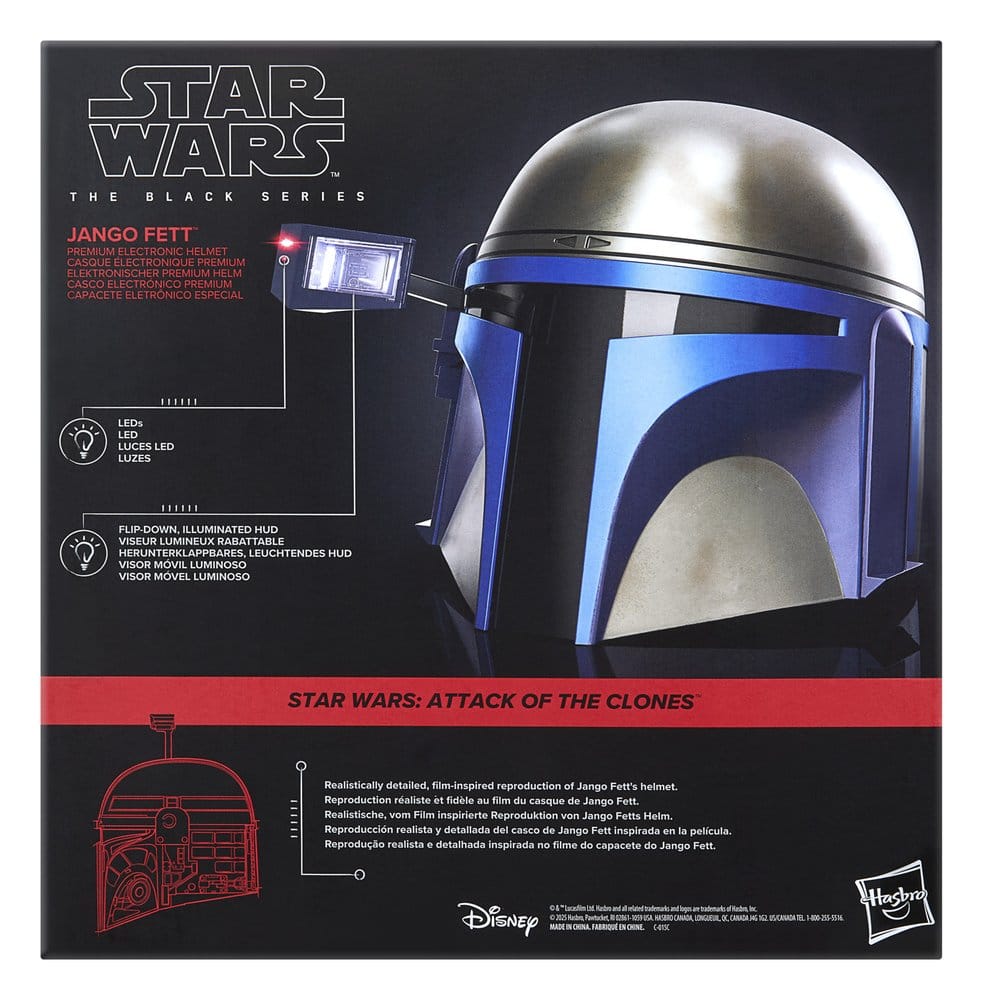 Star Wars Episodio II Black Series Elmo Elettronico Jango Fett Hasbro