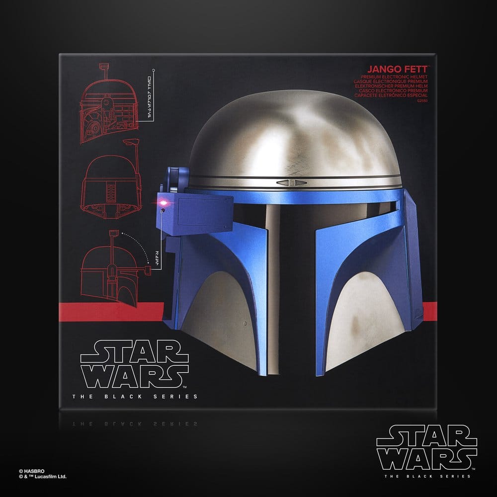 Star Wars Episodio II Black Series Elmo Elettronico Jango Fett Hasbro