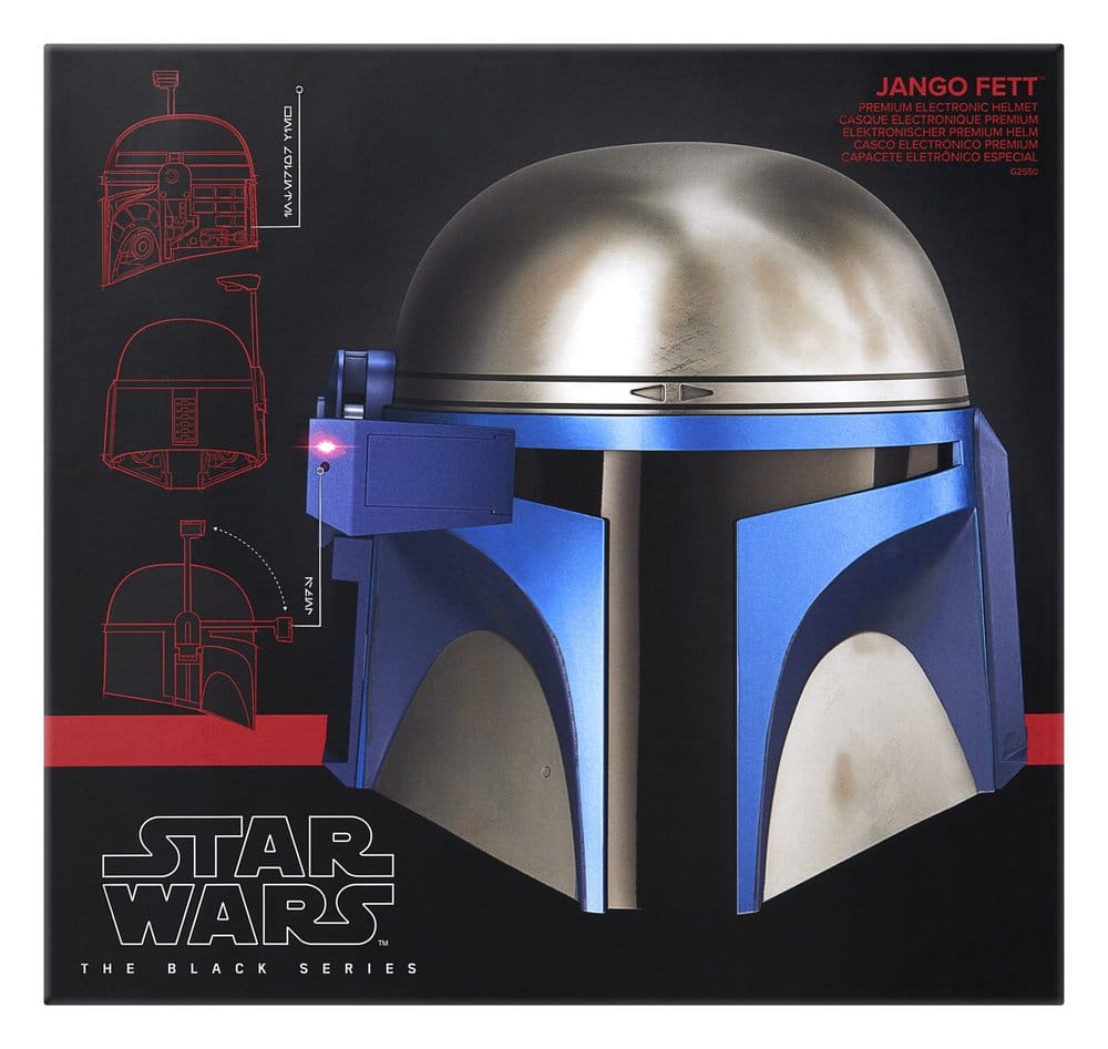 Star Wars Episodio II Black Series Elmo Elettronico Jango Fett Hasbro