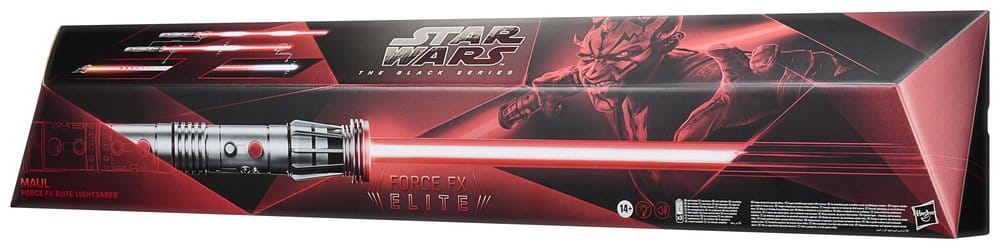Star Wars: Maul - Shadow Lord Lightsaber Force FX Elite Black Series Replica Maul