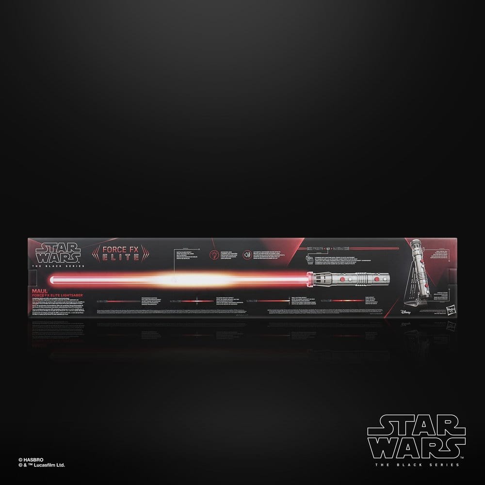 Star Wars: Maul - Shadow Lord Lightsaber Force FX Elite Black Series Replica Maul