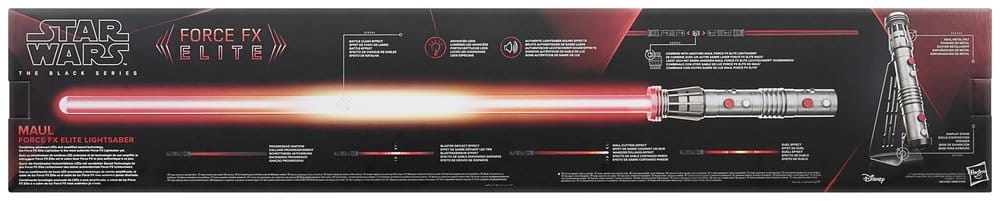 Star Wars: Maul - Shadow Lord Lightsaber Force FX Elite Black Series Replica Maul