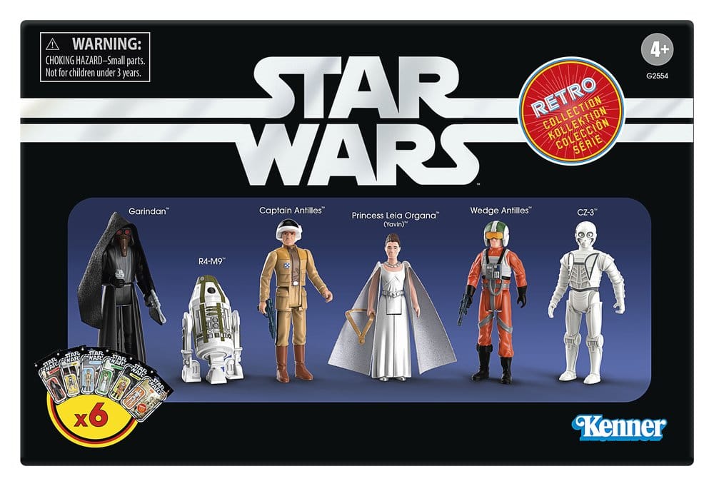 Star Wars Episode IV Retro Collection Action Figure Multipack 6 Pezzi 10 cm Hasbro