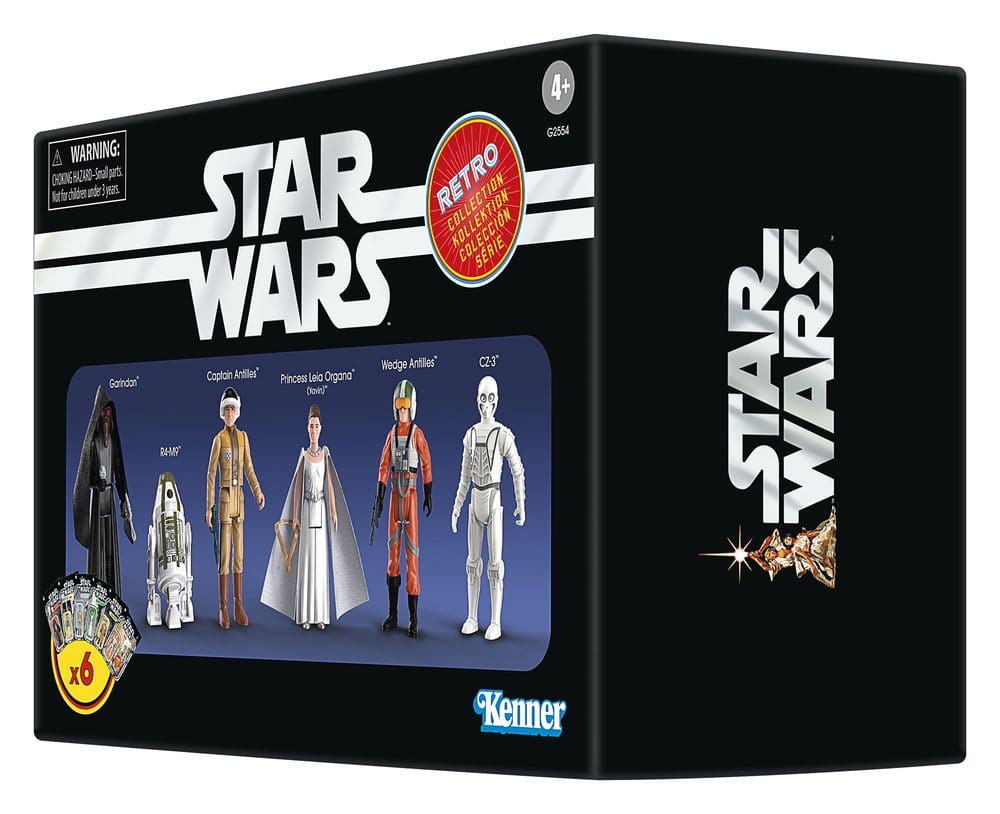 Star Wars Episode IV Retro Collection Action Figure Multipack 6 Pezzi 10 cm Hasbro