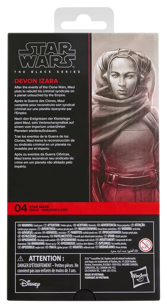 Star Wars: Maul - Shadow Lord Black Series Action Figure Devon Izara 15 cm Hasbro