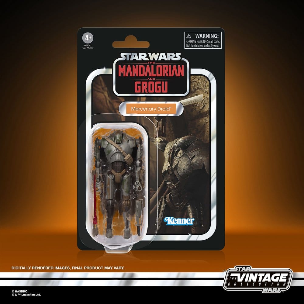Star Wars: The Mandalorian and Grogu Vintage Collection Action Figure Droide Mercenario 10 cm Hasbro