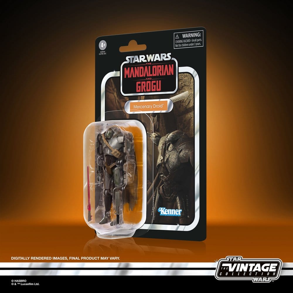 Star Wars: The Mandalorian and Grogu Vintage Collection Action Figure Droide Mercenario 10 cm Hasbro