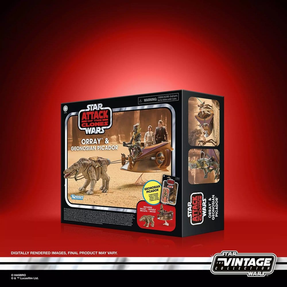 Star Wars Episode II Vintage Collection Action Figure 2-Pack Orray e Geonosian Picador 10 cm Hasbro