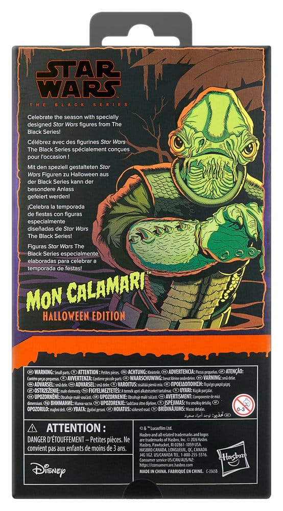 Star Wars The Black Series Action Figure Mon Calamari Halloween Edition 15 cm Hasbro