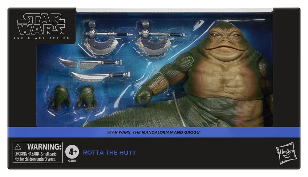 Star Wars: The Mandalorian and Grogu Action Figure Black Series Rotta the Hutt 17 cm Hasbro