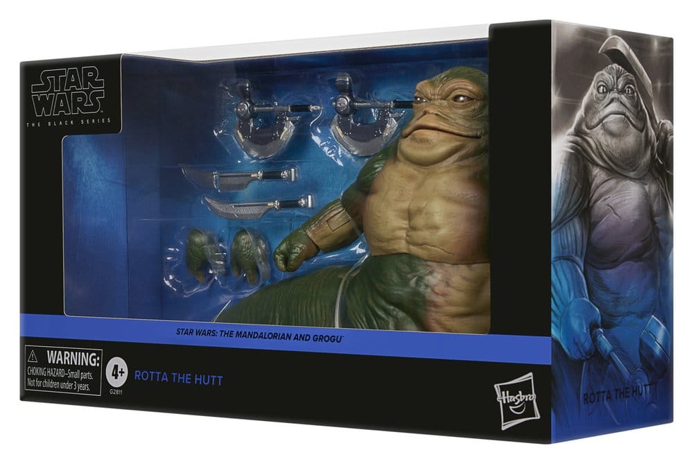 Star Wars: The Mandalorian and Grogu Action Figure Black Series Rotta the Hutt 17 cm Hasbro