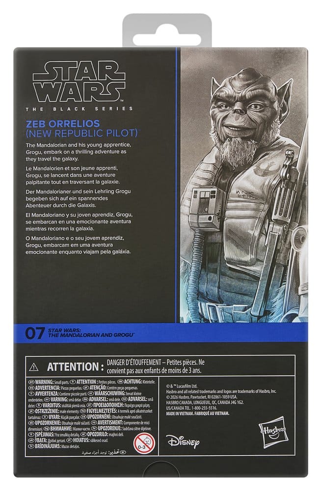 Star Wars: The Mandalorian & Grogu Action Figure Black Series Garazeb "Zeb" Orrelios 15 cm Hasbro