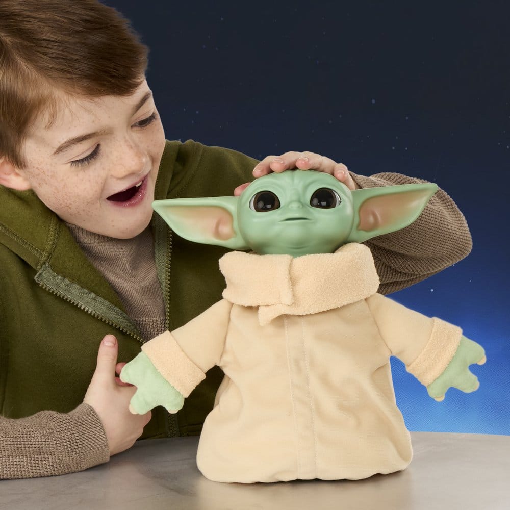Star Wars Action Buddy Grogu 25 cm - Peluche interattivo Hasbro