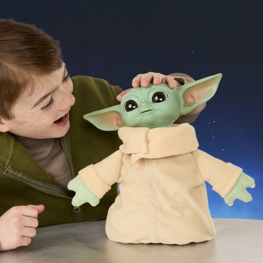 Star Wars Action Buddy Grogu 25 cm - Peluche interattivo Hasbro