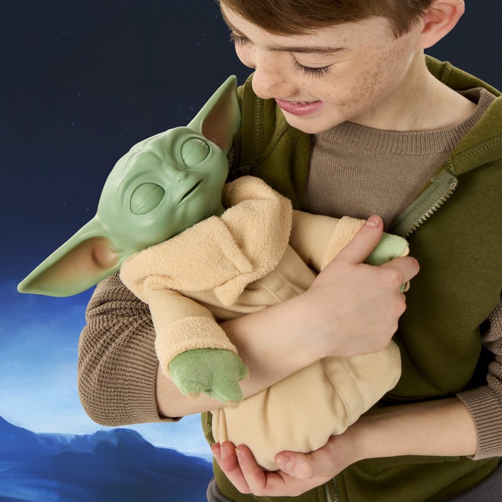 Star Wars Action Buddy Grogu 25 cm - Peluche interattivo Hasbro