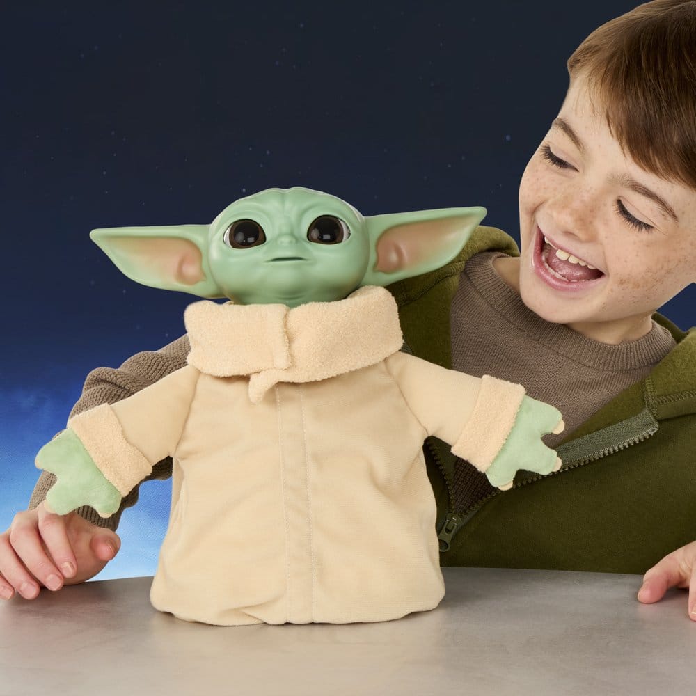 Star Wars Action Buddy Grogu 25 cm - Peluche interattivo Hasbro