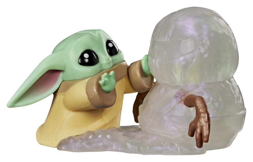 Star Wars Mini Figures 4 cm Grogu Force Freeze Serie 2 Blind Box Display (24) - Hasbro