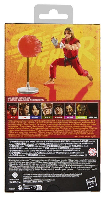 Action Figure Street Fighter Ken 15 cm Hasbro