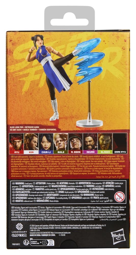 Street Fighter Action Figure Chun-Li 15 cm Hasbro