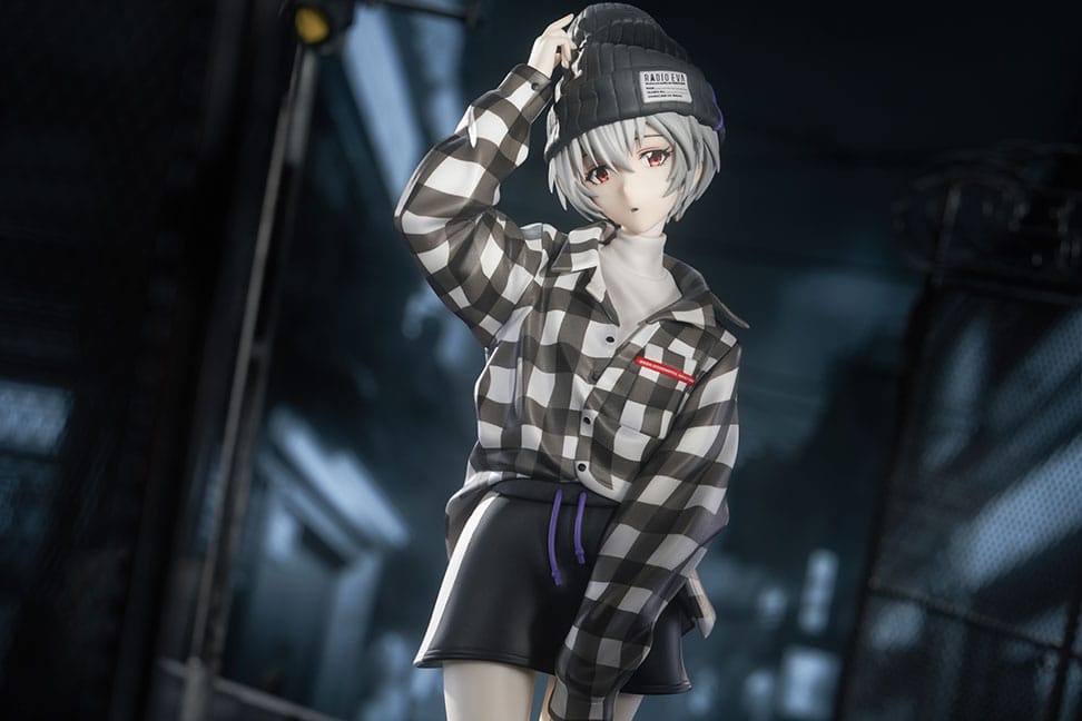 Neon Genesis Evangelion Statua PVC 1/7 Rei Ayanami Ver. Part 3 Radio Eva Colorazione Originale 26 cm